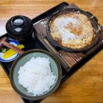 かつ煮定食(きそば 柏屋 （かしわや）)