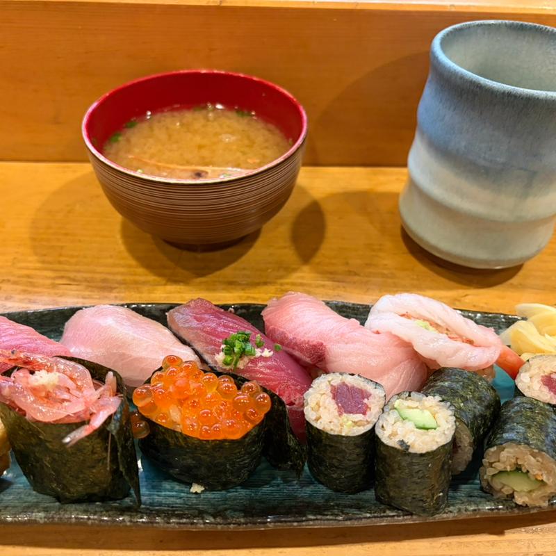 ランチセット1人前(力鮨 月島店)