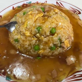肉入りチャーハン スープ付き(中華四川料理 伯水楼 )