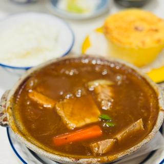 シチュー・グラタン・ミニセット（小鉢3品、お漬物、ごはん付）(銀之塔 （ギンノトウ）)