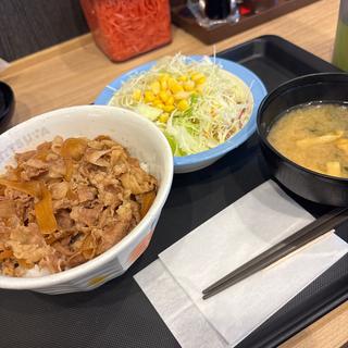 牛めしランチセット並(松屋 渋谷清水橋店 )