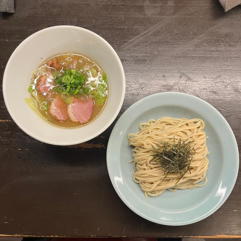 鴨ちゃんぽんつけ麺(博多とんこつ 豚の足跡)