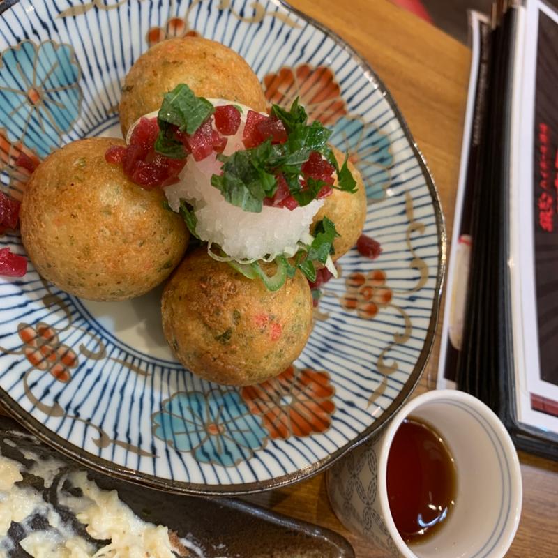 青じそだれの梅肉たこ(銀だこハイボール酒場 上板橋店)