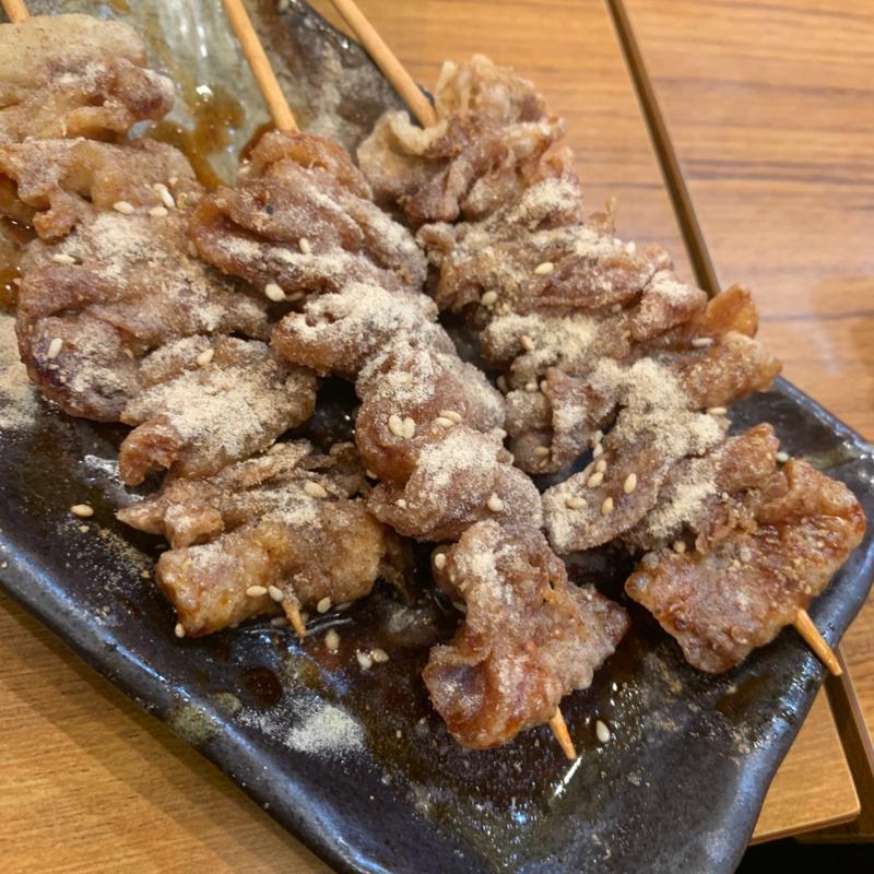 とり皮棒3本(銀だこハイボール酒場 上板橋店)