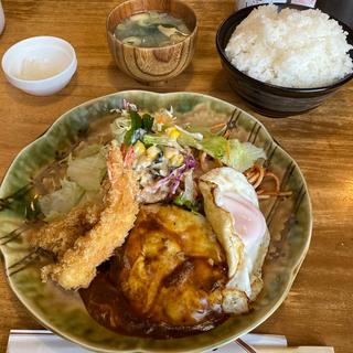 チーズハンバーグB定食(JUN (ジュン))