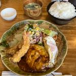 チーズハンバーグB定食