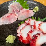 ホウボウ・タコの刺身(はる季)