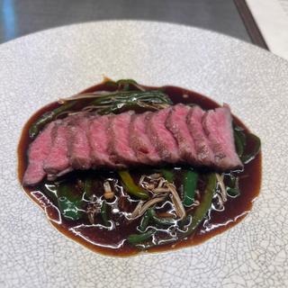 黒毛和牛の青椒肉絲(jiubar FUKUOKA)