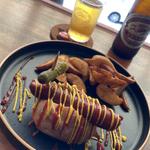 手作りパンのホットドッグセット