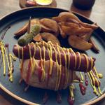 手作りパンのホットドッグセット(カフェバール ライオン)