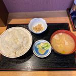 定食セット(梅田軒・酒泉わたゆり)
