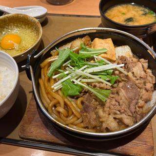 【お肉2倍】すき焼き定食(やよい軒 四条烏丸店 )