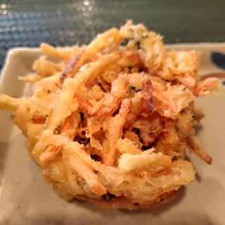 4種野菜のかき揚げ(はなまるうどん 盛岡向中野店)