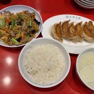 餃子ムーシーロ定食(大阪王将 新宿エルタワー店)