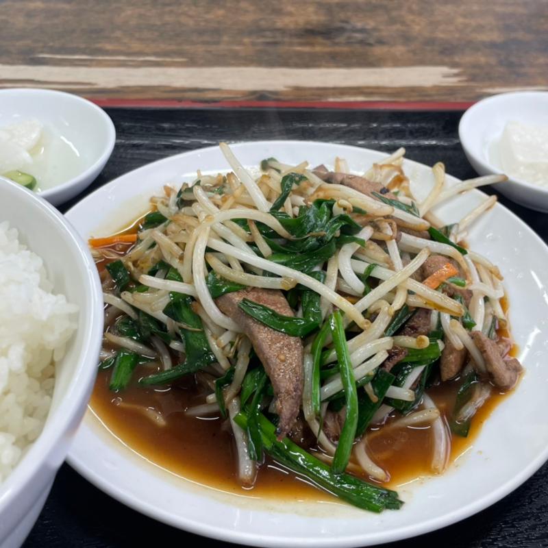 ニラレバ炒め(中華料理 南京亭 新所沢店)