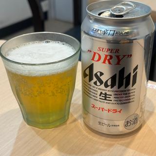 アサヒスーパードライ(ゆで太郎 もつ次郎中野坂上店)