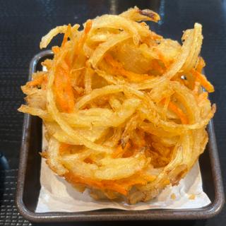 野菜かきあげ(ゆで太郎 もつ次郎中野坂上店)