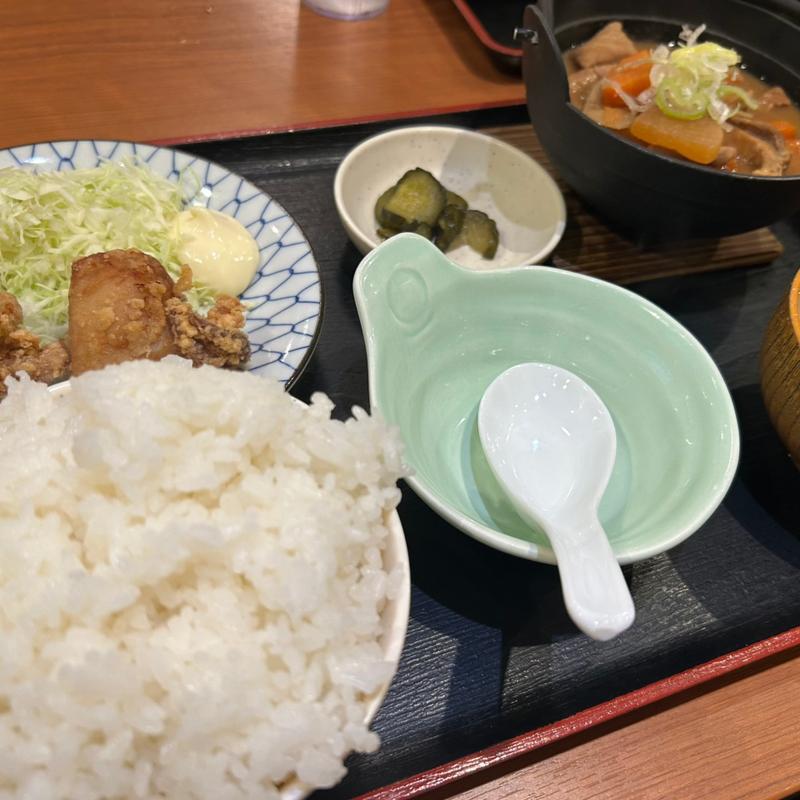 もつ煮定食(大衆食堂 定食のまる大 国分寺南口店)