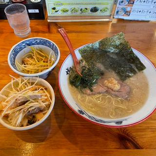 塩ラーメン ネギ別皿 半ライス(椿 ラーメンショップ 木立店 )