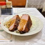 ハムカツハーフ(2枚)(単品)(レストランばーく )