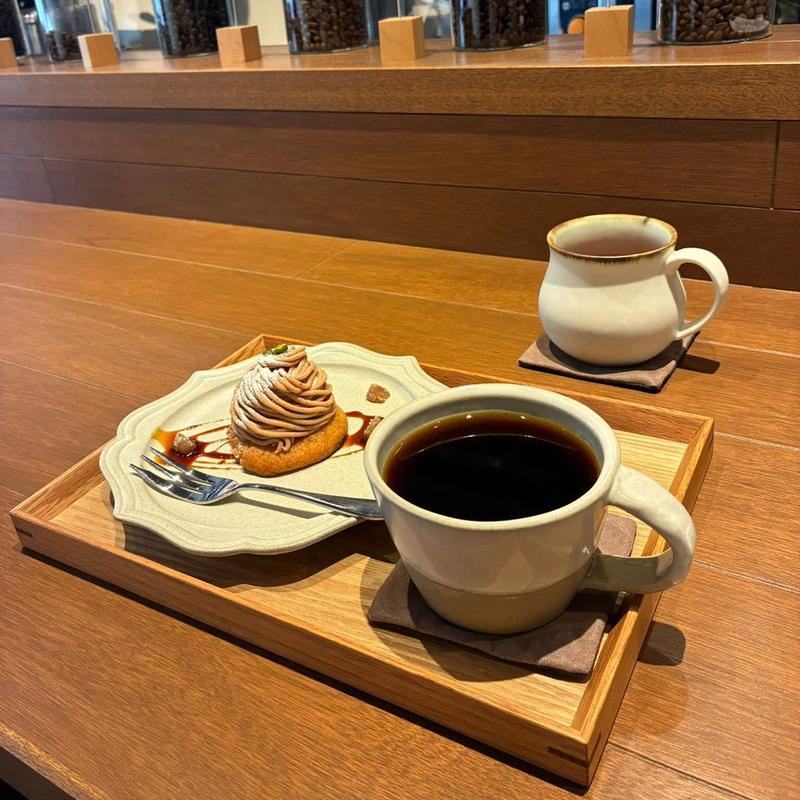 コロンビアスプレモ ブレンド栗のモンブラン(Cafeホタルブクロ)