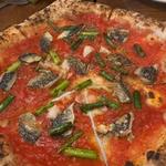 銚子産イワシとニンニクの芽のマリナーラ(PIZZERIA Panacea (ピッツェリア パナケア))