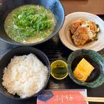 葱煮麺御膳（油淋鶏）(創作ダイニング ふじもと)