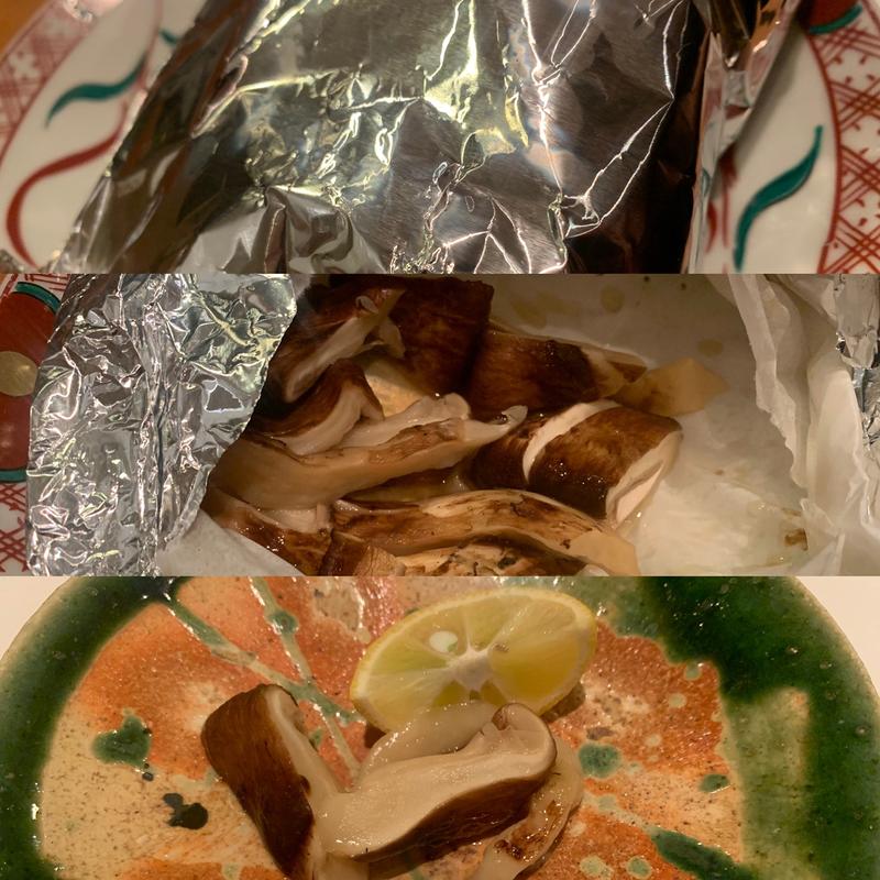 松茸蒸し(さくらい)