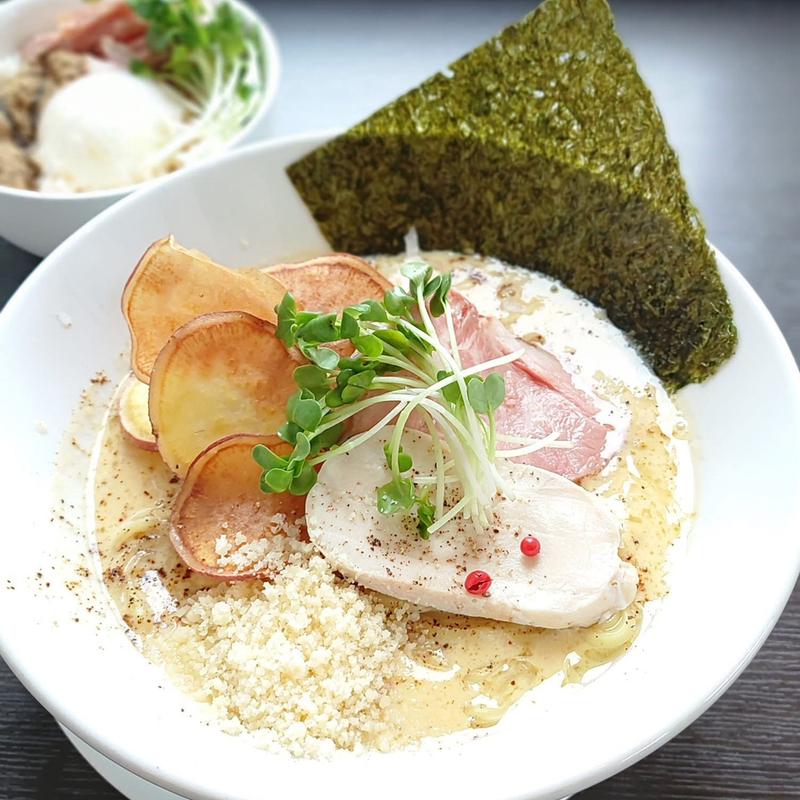 さつまいものポタージュヌードル(ヌードルキッチン テラコスタ)