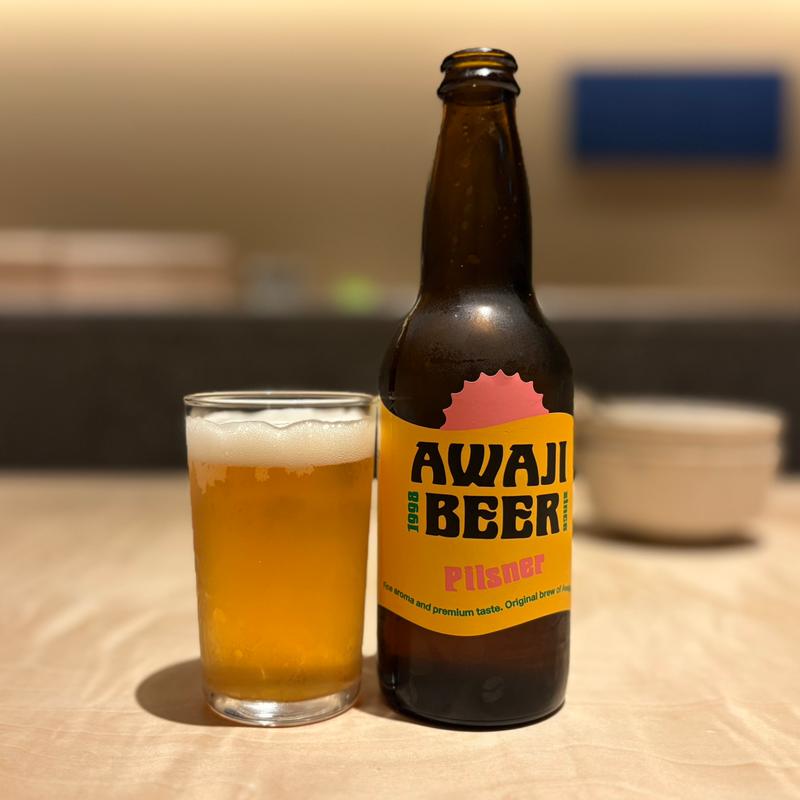 あわぢびーるピルスナー(島おでん MIKE 丸の内店)