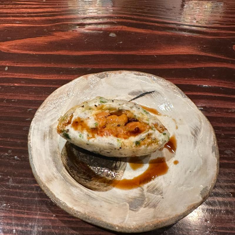 大和芋のうに包み揚げ(野口太郎)