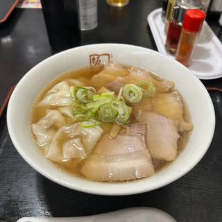 わんたんラーメン(喜多方ラーメン坂内 汐留シティセンター店)