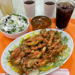 タンドリーチキン丼とポークカレー(ロイヤルカリー 三郷店)