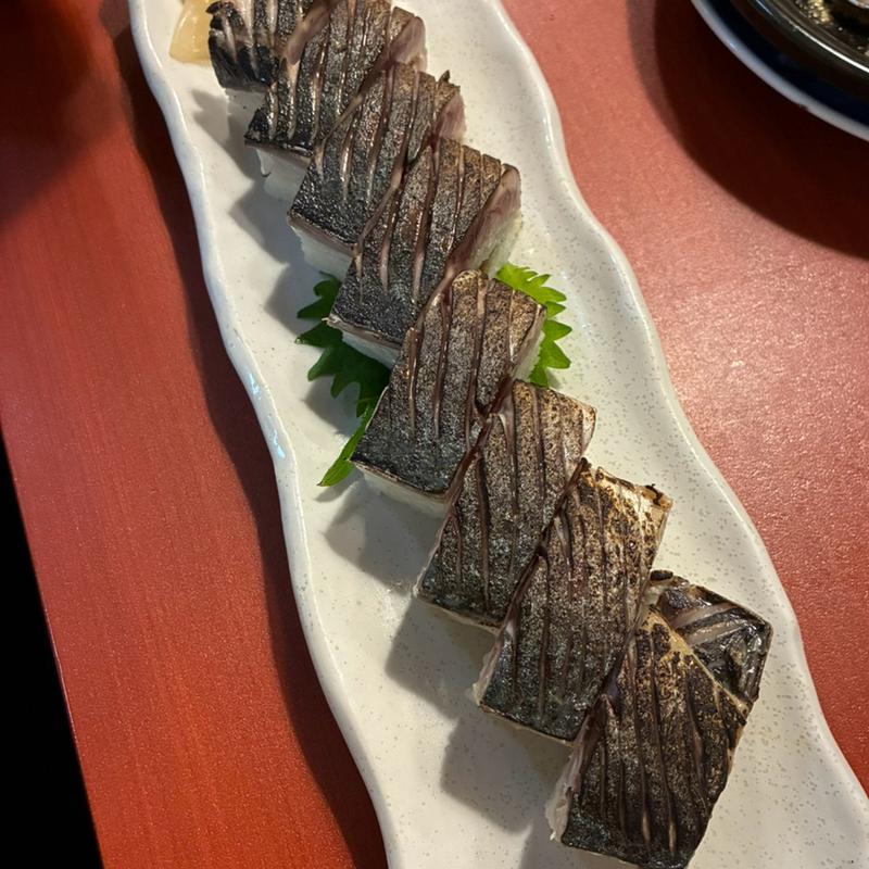 炙り焼き鯖寿司(食彩味人)