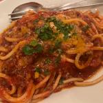 自家製ミートソースのスパゲッティーニ
