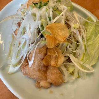 若鳥唐揚げネギソース(かつ半)