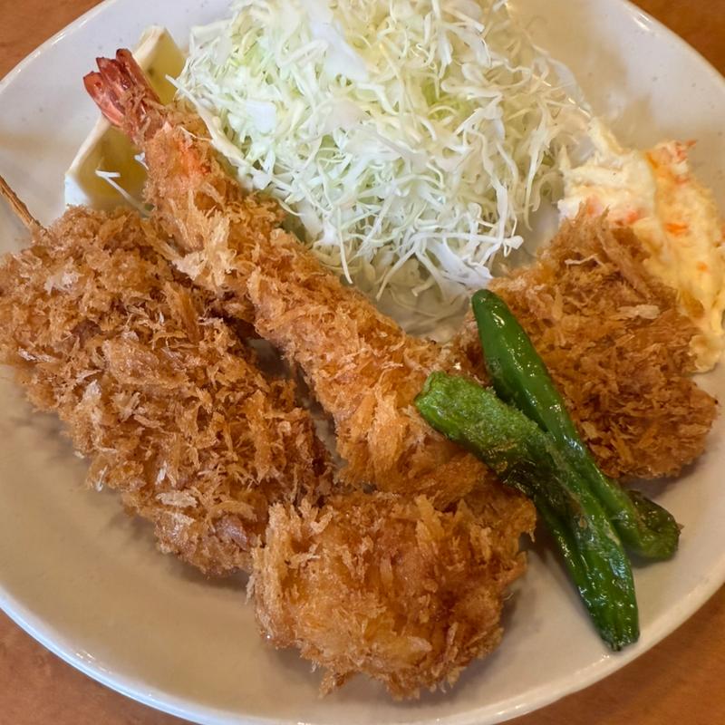 ミックスフライ(かつ半)