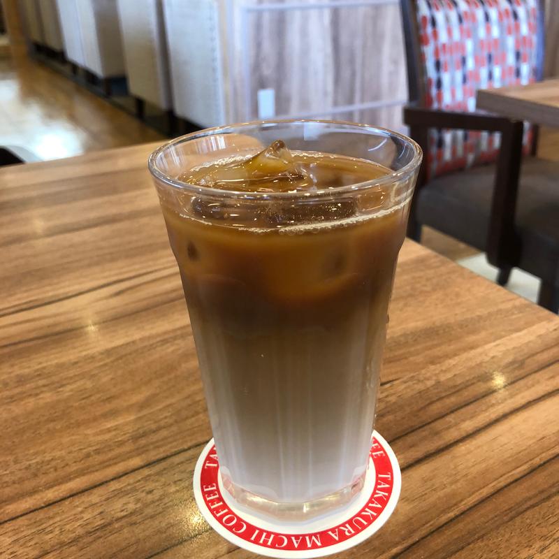 アイス カフェ・オ・レ(高倉町珈琲 八街店)