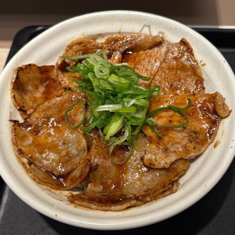 ロースとカルビの炙り十勝豚丼(松屋 赤坂店 )