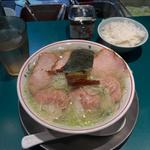 ネギ塩ワンタン麺