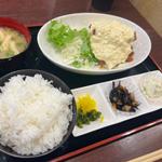 チキン南蛮定食 ご飯大盛り(まんや食堂)