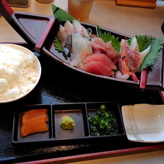 刺し身定食(水橋食堂 漁夫)