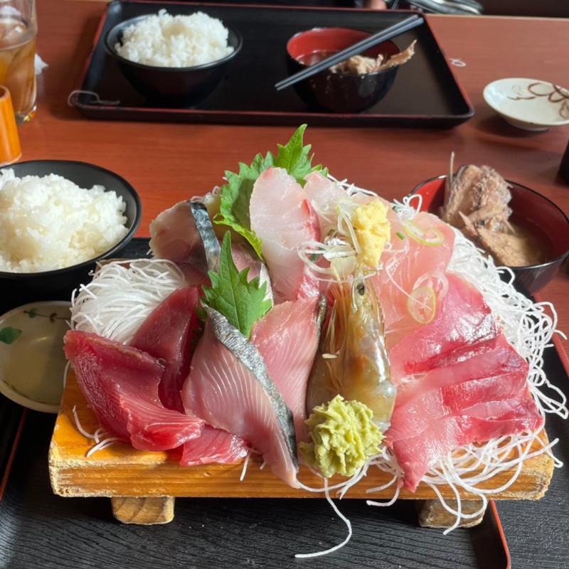三代目刺身番長＋セルフ定食セット(埼玉漁港の海鮮食堂 そうま水産 川島本店)