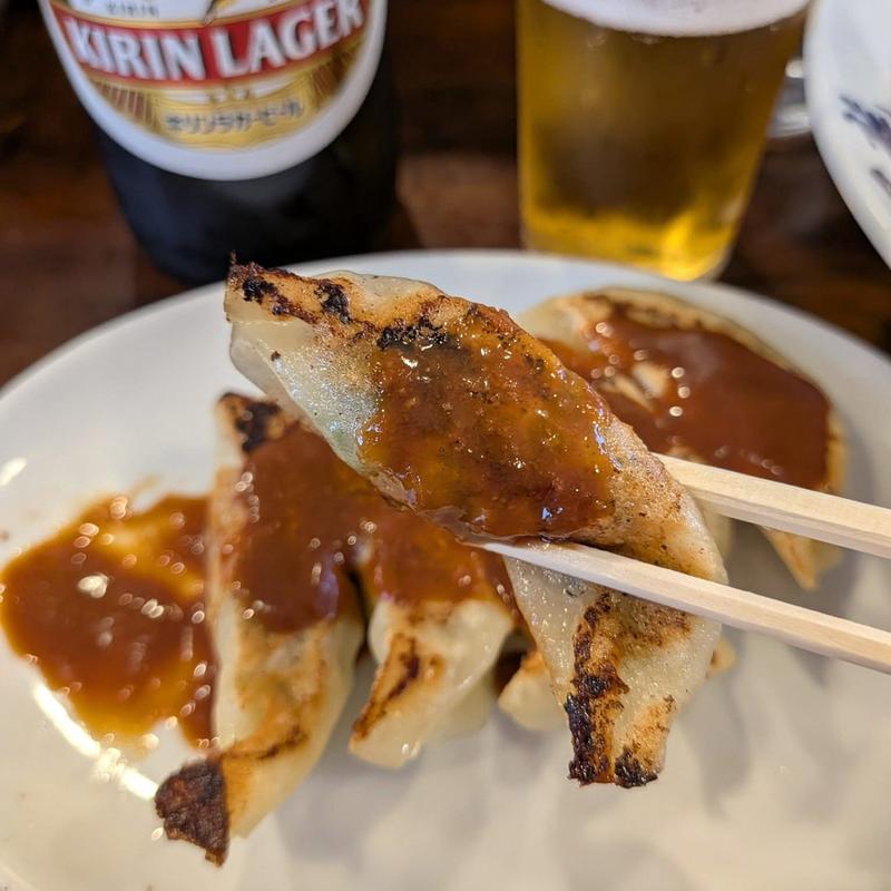 餃子 かわさき味噌ダレ(天龍 銀座街店)