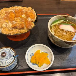 カツ丼ミニ蕎麦(喜福)