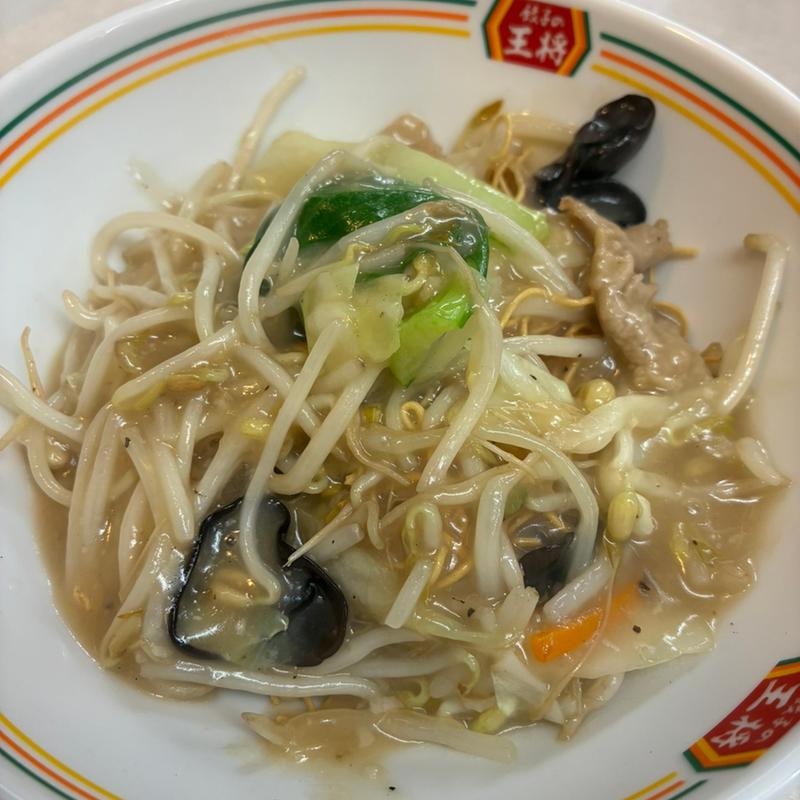 揚げそば(餃子の王将 博多駅前店)