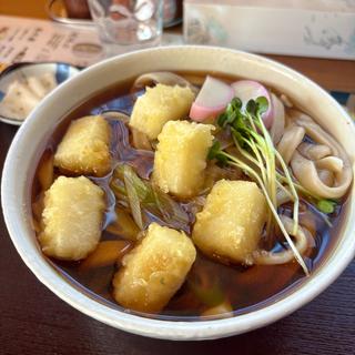 揚げ餅うどん(武蔵野うどん　くわ郷)