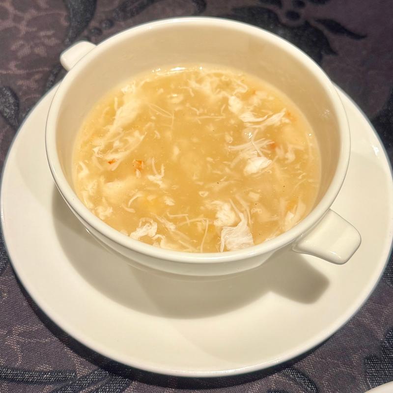 フカヒレコース　蟹肉入りフカヒレスープ(中国料理 古稀殿)