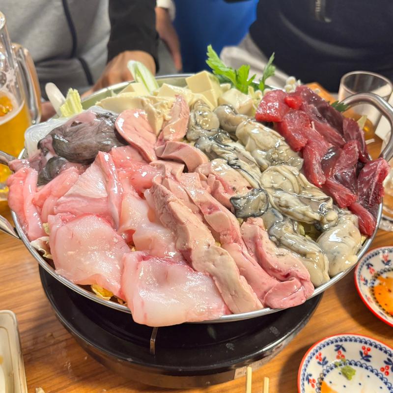 あんこう&あん肝&牡蠣&ねぎま鍋(豊田屋 )