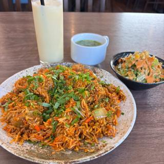 チキンビリヤニランチ(みさきらじ -次男-)